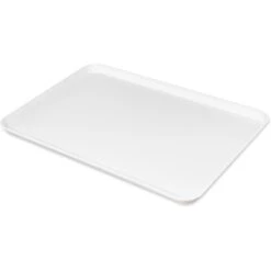 Carlisle 2618FMTQ301 Pearl White 25-5/8 X 17-7/8" Fiberglass Tray