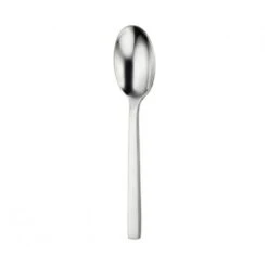 Oneida B449SDEF Chef's Table Satin Oval Bowl Dessert Spoon - Dozen