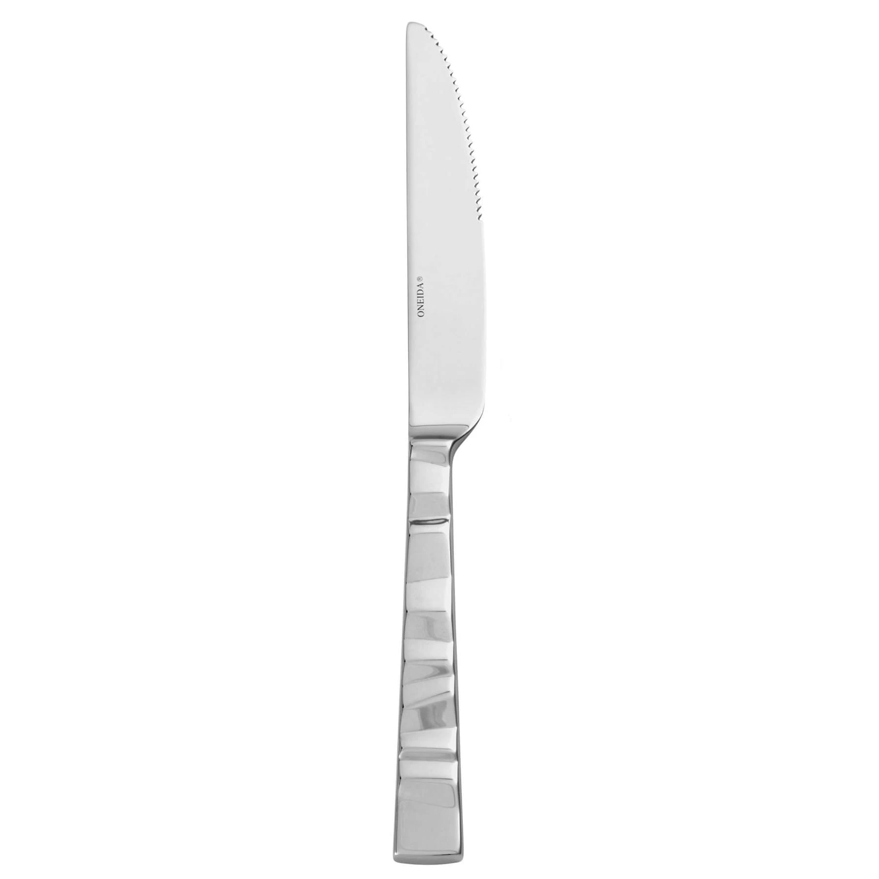 Oneida T947KSSF Verge S/S 9-5/8" Steak Knife - Dozen 1 Oneida T947KSSF Verge S/S 9-5/8" Steak Knife - Dozen