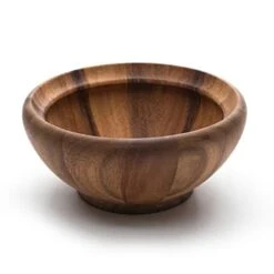 Ironwood Gourmet 28109 Acacia Wood 7" Small Salad Bowl