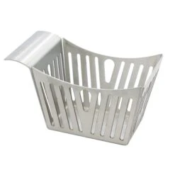 TableCraft SPB Satin S/S 5.38" X 3.38" Stamped Pinstripe Side Basket