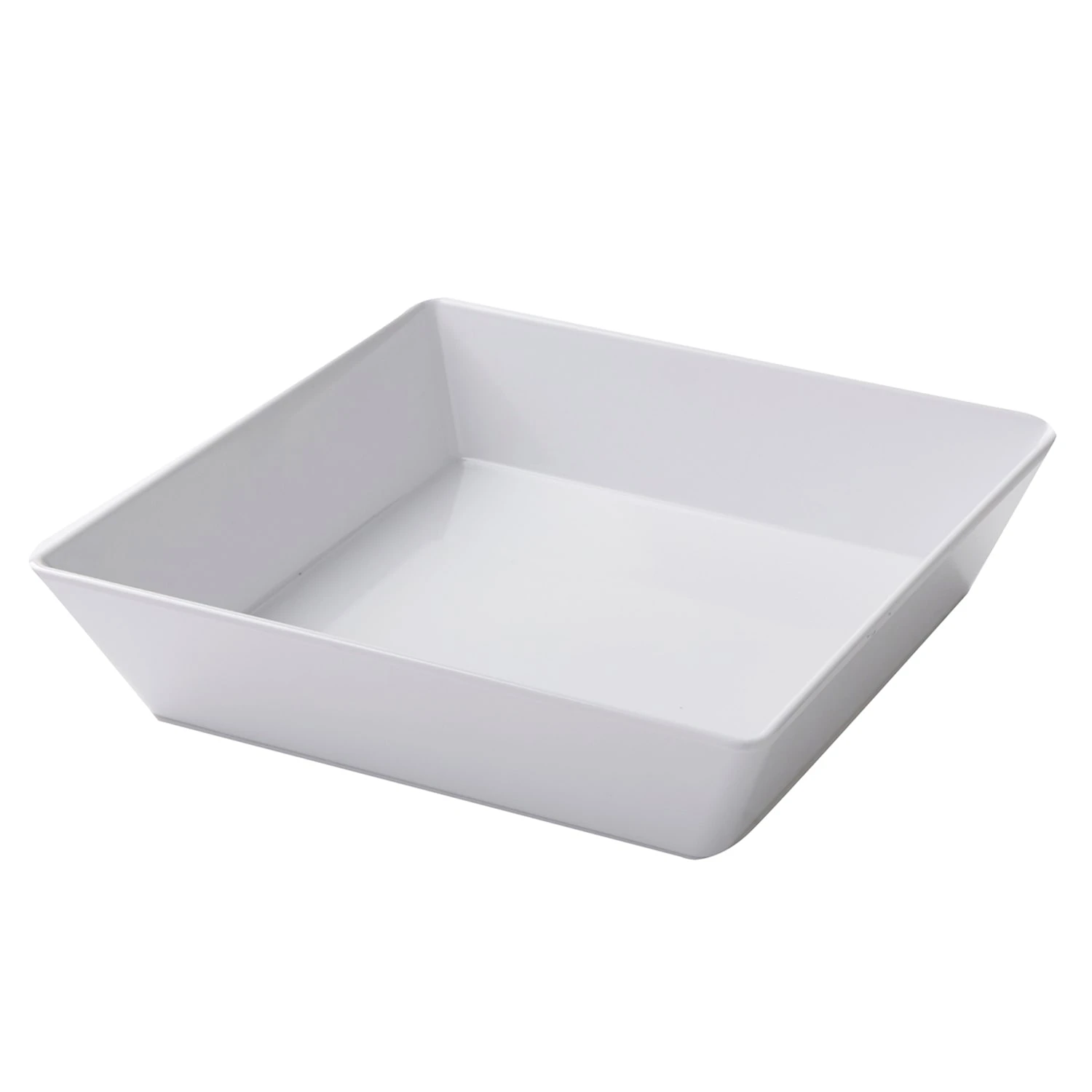 American Metalcraft MELSQ10 Shallow 64 Ounce Square Melamine Bowl 1 American Metalcraft MELSQ10 Shallow 64 Ounce Square Melamine Bowl