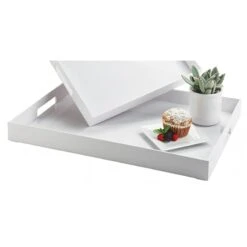 Cal-Mil 3475-2-15 White 25.9" X 15.9" Tray