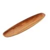 American Metalcraft OWLP Olive Wood 23.6 X 5.9 In Oblong Serving Boat