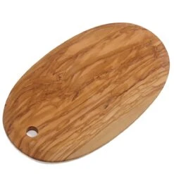 American Metalcraft OWPB9 Olive Wood 9.9 X 5.9 In. Oval Serving Board