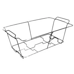 Darling Foodservice Black Half Size Chafing Rack - 24 / CS