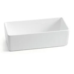 Tablecraft CW4026W White 2 Quart Cast Aluminum Bowl