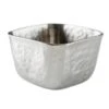 American Metalcraft HAMSC25 Hammered S/S Sq 2.5 Oz. Sauce Cup - Dozen