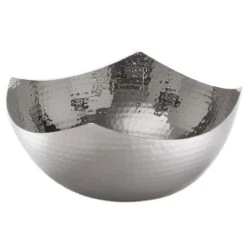 American Metalcraft SBH7 Hammered S/S 126 Ounce Squound Bowl
