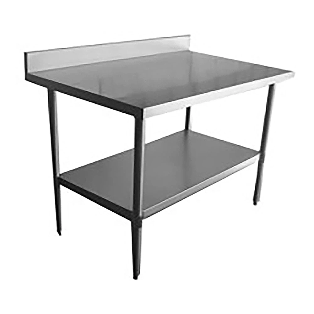 Darling Food Service 24 X 24" Work Table W/ Backsplash 1 Darling Food Service 24 X 24" Work Table W/ Backsplash
