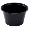 Darling Food Service Black 4 Oz. Polypropylene Portion Cup - 2500 / CS