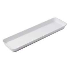 American Metalcraft MTW8 White 29.75 X 8.5" Melamine Market Tray