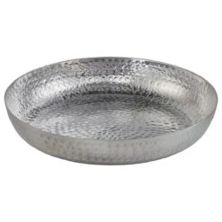 American Metalcraft ASEAS12 Silver Hammered 12 X 2" Seafood Tray