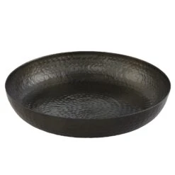 American Metalcraft ASEAB14 Black Hammered 14 X 2.5" Seafood Tray