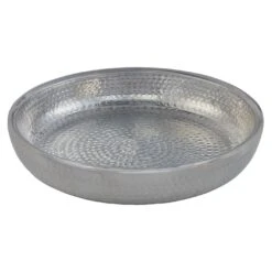 American Metalcraft ADSEAS12 Silver Hammered 12 X 2.25" Tray