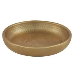 American Metalcraft ADSEAG14 Gold Hammered 14 X 2.5" Seafood Tray