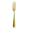 Sola MB260 Baguette Vintage Gold 7.4" Dessert Fork - Dozen