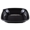Darling Food Service Black PET 24 Ounce Square Bowl - 300 / CS