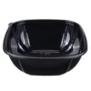 Darling Food Service Black PET 48 Ounce Square Bowl - 300 / CS