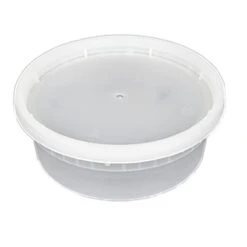 Darling Food Service 8 Ounce Deli Container With Lid - 250 / CS