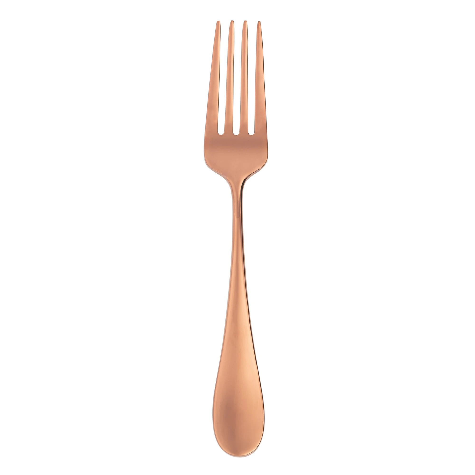 World Tableware 939 038 Santa Cruz Copper 7-1/8" Salad Fork - Dozen 1 World Tableware 939 038 Santa Cruz Copper 7-1/8" Salad Fork - Dozen