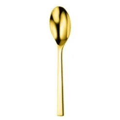 Oneida B408SDEF Chef's Table Gold Oval Bowl/Dessert Spoon - Dozen
