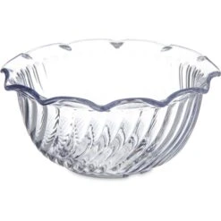 Carlisle 453507 Clear SAN 8 Ounce Tulip Dish - 48 / CS