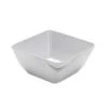 American Metalcraft MWMSQ7 White Marble Melamine 7" Square Bowl