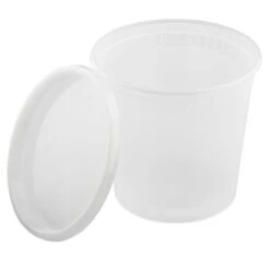 Darling Food Service Clear 24 Ounce Deli Container With Lid - 240 / CS