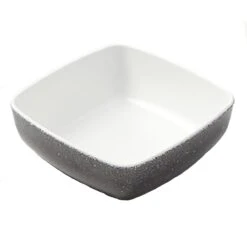 American Metalcraft GGSB5 White/Black Speckled 12.5 Ounce Square Bowl