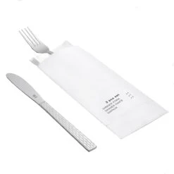 World Tableware 193-SETKF Aspire 3-Pc Napkin/Knife/Fork Kit - 156 / CS