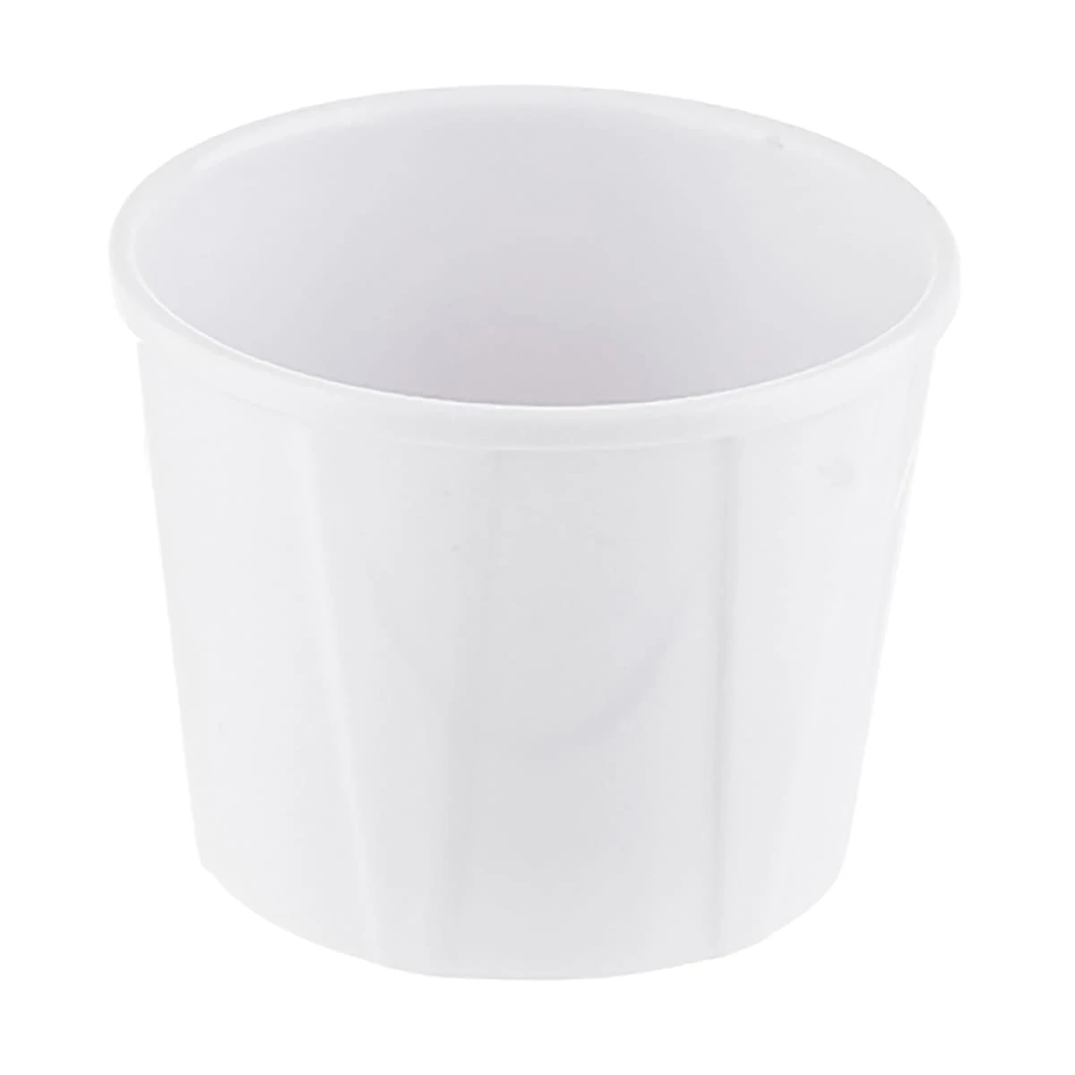 TableCraft 240004 Better Burger 3 Ounce White Ramekin - Dozen 1 TableCraft 240004 Better Burger 3 Ounce White Ramekin - Dozen
