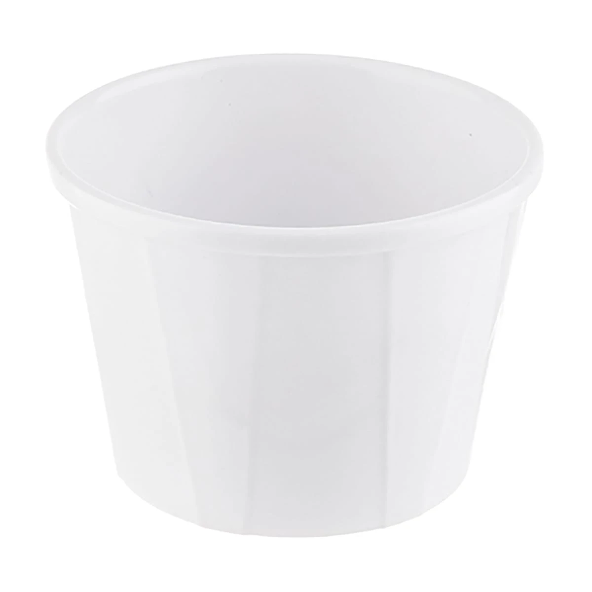 TableCraft 240005 Better Burger 6 Ounce White Ramekin - Dozen 1 TableCraft 240005 Better Burger 6 Ounce White Ramekin - Dozen