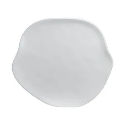 Delfin 7008DD007 Marisol 14" Round White Cheese Platter - 6 / CS