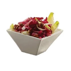 American Metalcraft SQB55 White Porcelain 5" Square Bowl