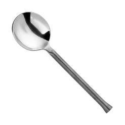 Oneida B582SBLF Wyatt 6-1/5" Bouillon Spoon - Dozen