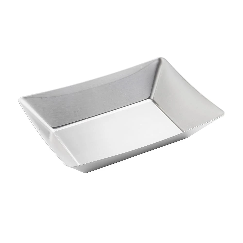 TableCraft 123525 Better Burger 9.25" X 6.5" S/S Fry Tray 1 TableCraft 123525 Better Burger 9.25" X 6.5" S/S Fry Tray