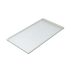 Professional Bakeware CW2114W White Cast Aluminum 1/3 Size Tray