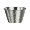 Steelite 7600CV019 Hammered S/S 6 Ounce Sauce Cup - 48 / CS