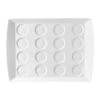 RAK Porcelain LXST39 White 15 X 11 In. Tray With 16 Indents - 6 / CS