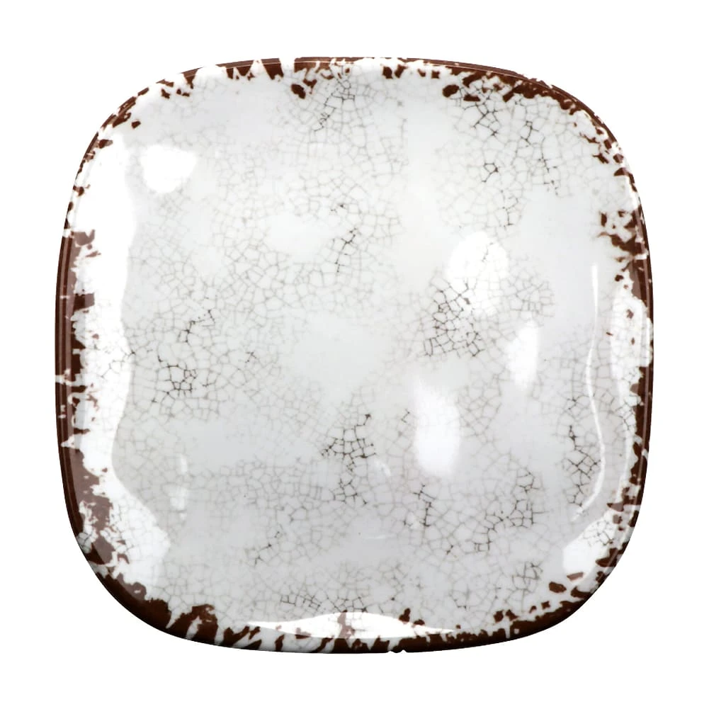 G.E.T. SCS-6-FM French Mill 6 In. Square Melamine Side Plate - 24 / CS 1 G.E.T. SCS-6-FM French Mill 6 In. Square Melamine Side Plate - 24 / CS