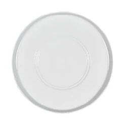 Vertex China AV-SL2 Ansel White 6" Stacking Saucer - 36 / CS