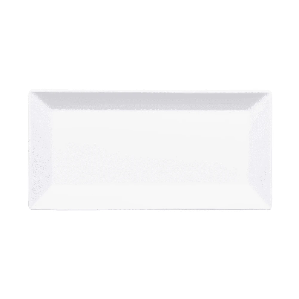 Elite Global Solutions DMP94-W Stratus 9.4 X 4.75" Plate - 6 / CS 1 Elite Global Solutions DMP94-W Stratus 9.4 X 4.75" Plate - 6 / CS