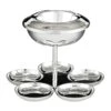 D.W. Haber DW04955SS S/S 8 X 6 Caviar Set With 5 Bowls With Top Rings