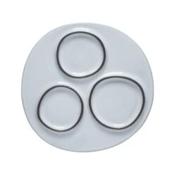 Costa Nova / Casafina 1ABD201E-WHI Ambar White 7.95" Round Platter