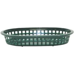 TableCraft 1073FG Forest Green A La Carte Platter Basket - 36 / CS