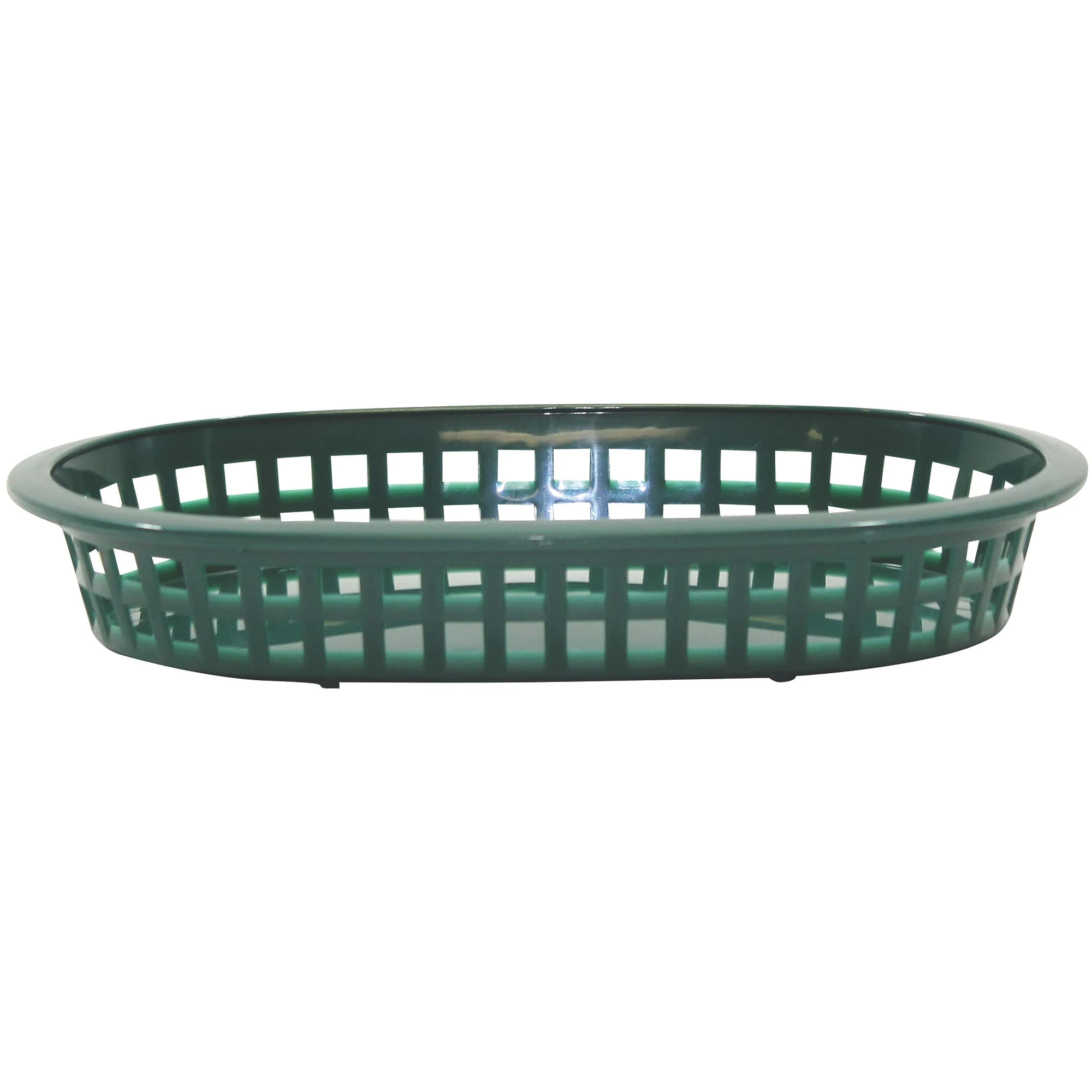TableCraft 1073FG Forest Green A La Carte Platter Basket - 36 / CS 1 TableCraft 1073FG Forest Green A La Carte Platter Basket - 36 / CS