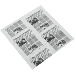 American Metalcraft PPRN2121 12" Newspaper Fry Paper - 1000 / PK