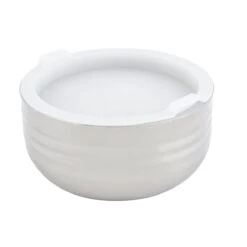 Bon Chef 9317 Stainless Steel 24 Oz. Cold Wave Bowl W/ Stackable Cover