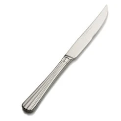 Bon Chef S1615 Britany 18/8 Stainless SH European Steak Knife - Dozen